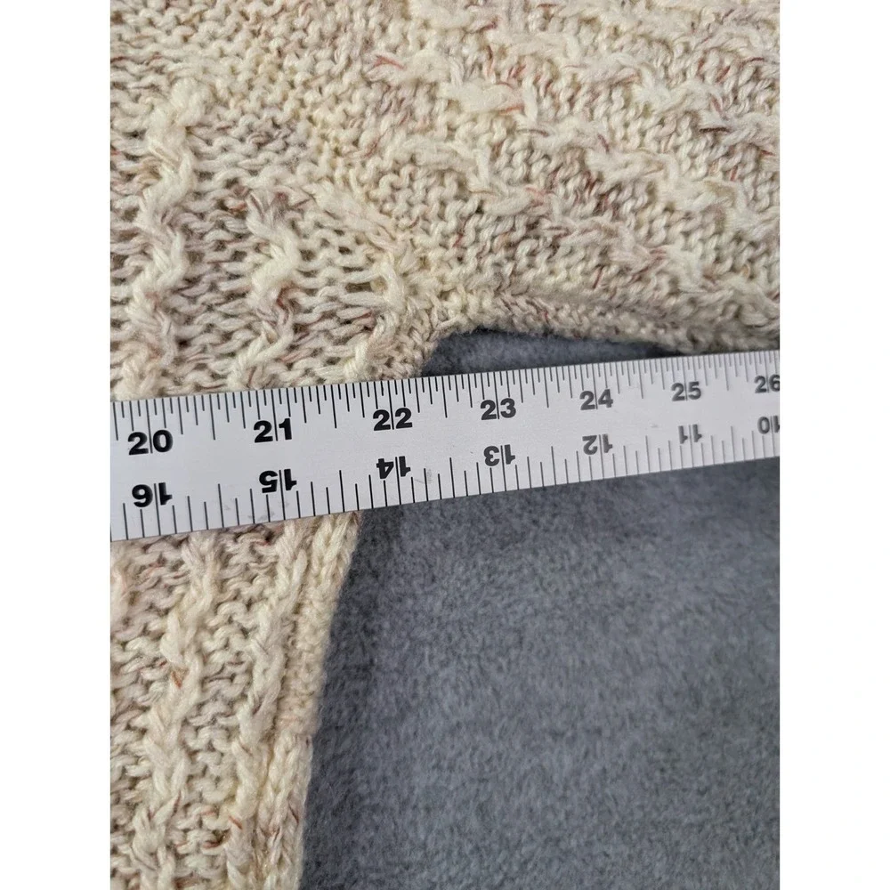 VTG Puritan Great Outdoors Cable Knit Shawl Collar Sweater Mens L Light Academia